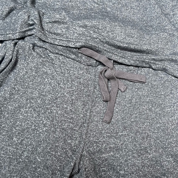 Like New Lounge Set Grey Off Shoulder Tie Pants Fall - Picture 10 of 11